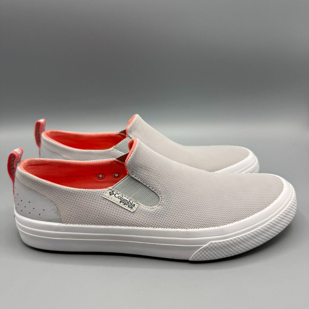Columbia Dorado Slip on PFG Boat Shoes Womens Grey Size 9